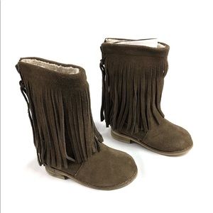 Joyfolie fringe boots